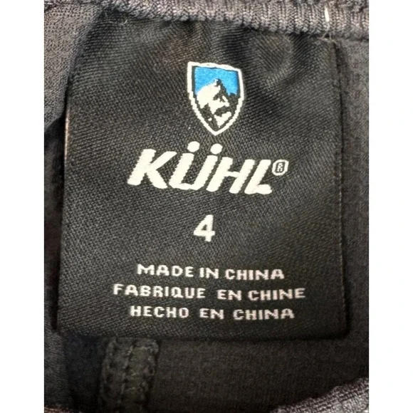 Kuhl Skort Skirt‎ Shorts Women's 4 Gray Pockets Hiking Outdoor Pickleball Golf - Picture 10 of 12